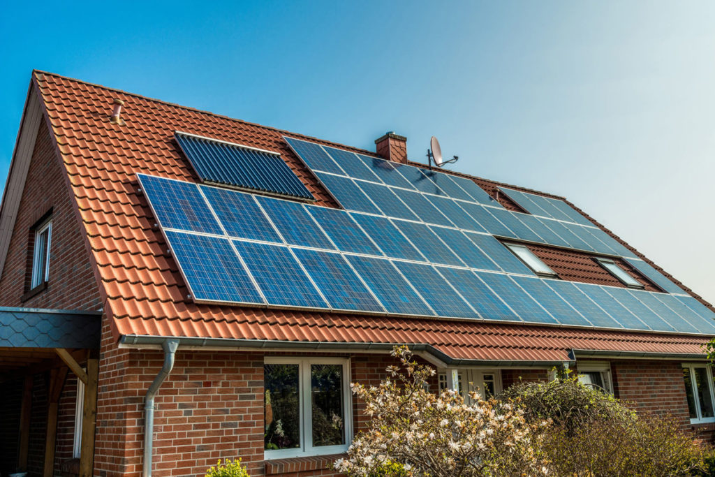 Solar installed on Tile Roofing